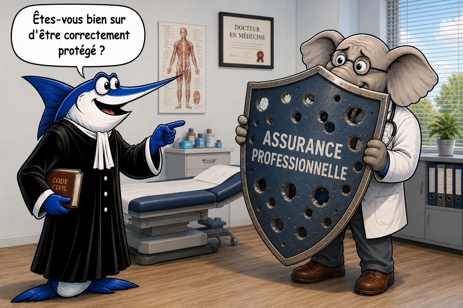 Assurance professionnelle. Médecin. Chirurgie esthétique.