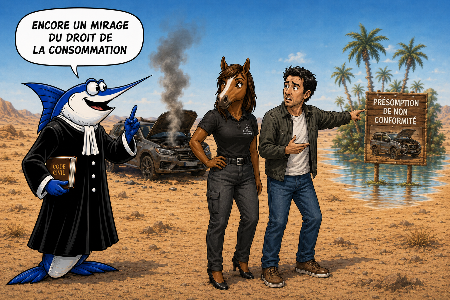 garantie de conformité panne véhicule présomption non conformité